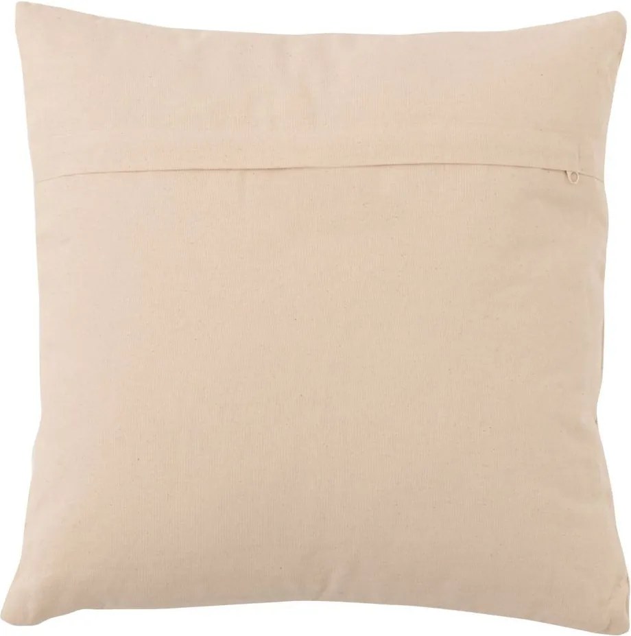 Béžový vankúš s drhaným vzorom Macramé Cosy - 45*12*45 cm