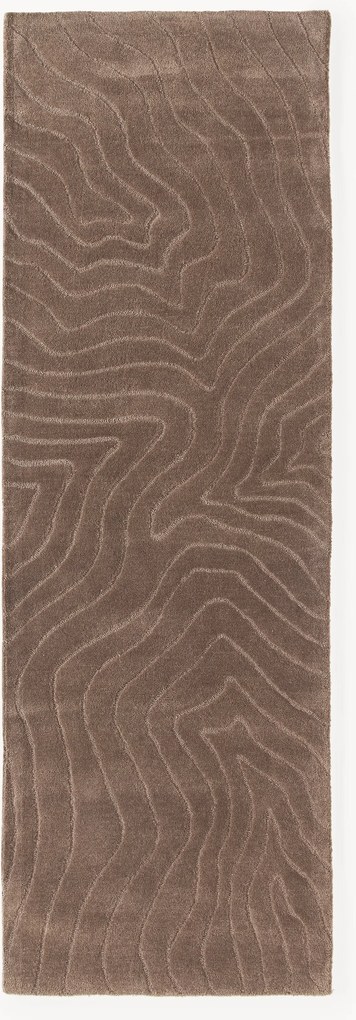 Ručne tuftovaný vlnený behúň Aaron