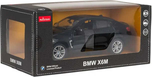 Model auta BMW X6M RASTAR 1:24 čierny