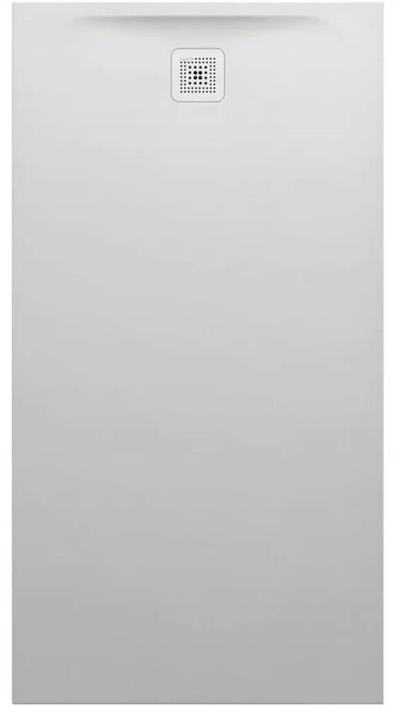 LAUFEN Pro obdĺžniková sprchová vanička z materiálu Marbond, odtok na kratšej strane, 1700 x 900 x 46 mm, svetlá šedá, H2169580770001