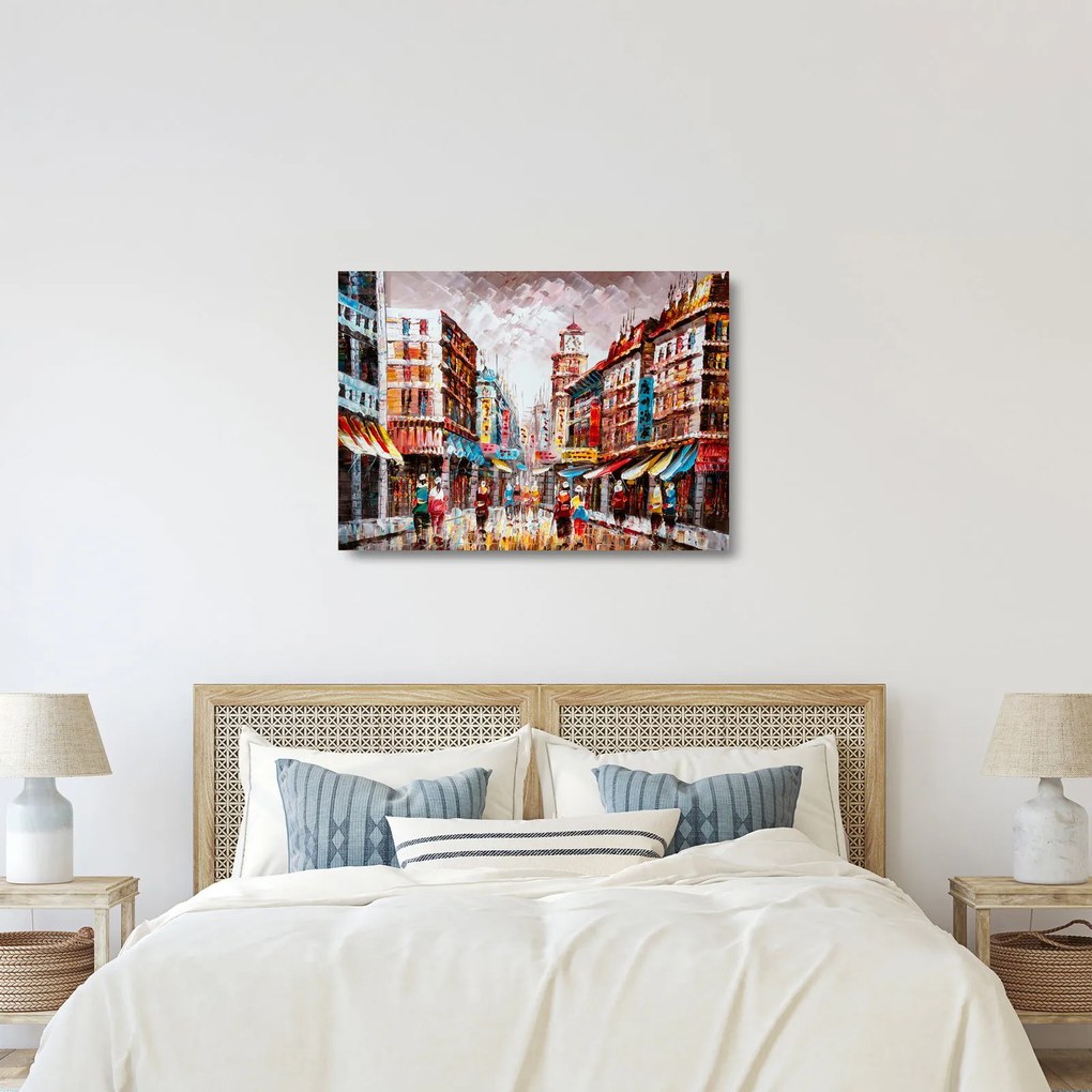 Obrázok - Hong Kong, olejomaľba (70x50 cm)