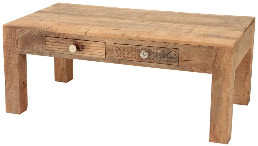 furniture-nabytek.cz - Masív konferenčný stolík z dreva manga 110x45x60