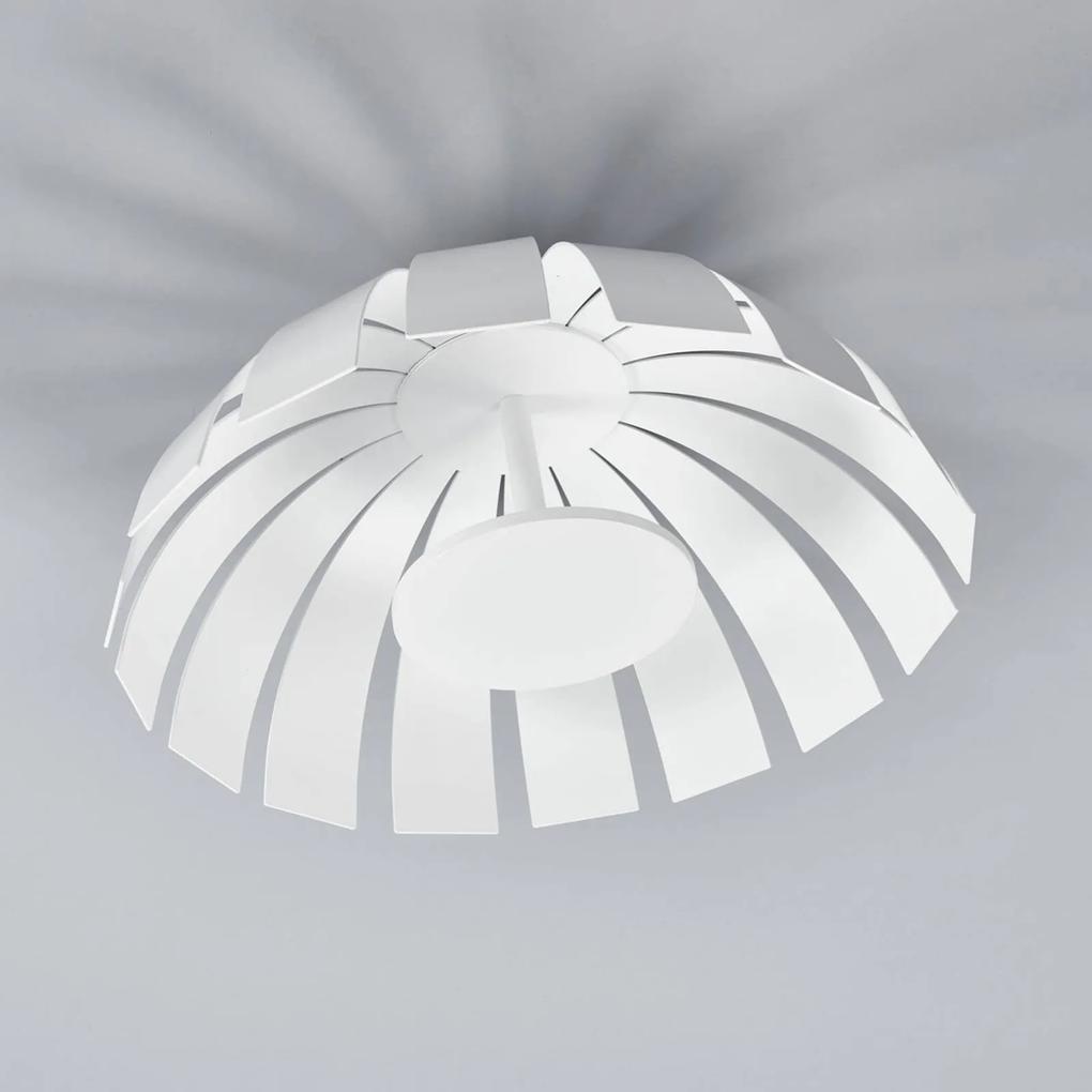 Biele dizajnové stropné LED svietidlo Loto 33 cm