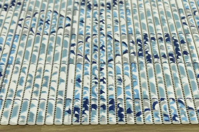 Kúpelňová penová rohož Softy-tex 828 modrá