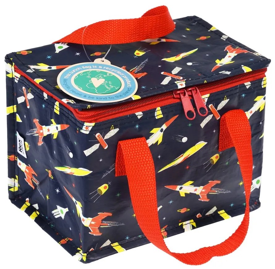 Tmavomodrá chladiaca taška Space Age Rocket – Rex London