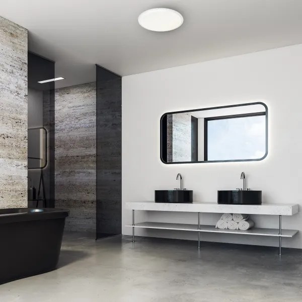 LED Stmievateľné stropné svietidlo CRUZ s diaľkovým ovládačom 1xLED/40W/230V 2000lm