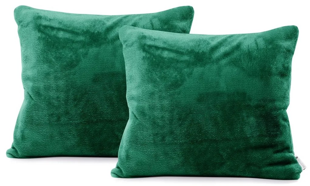 Súprava obliečok 2 ks na vankúš MIC 45x45 cm fľaškovozelené