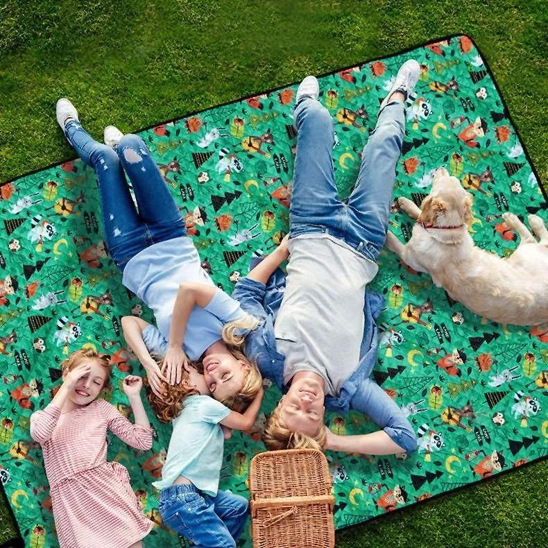 Tutumi Tutumi, vodeodporná piknik deka130x150 cm, šedá, TUR-06002