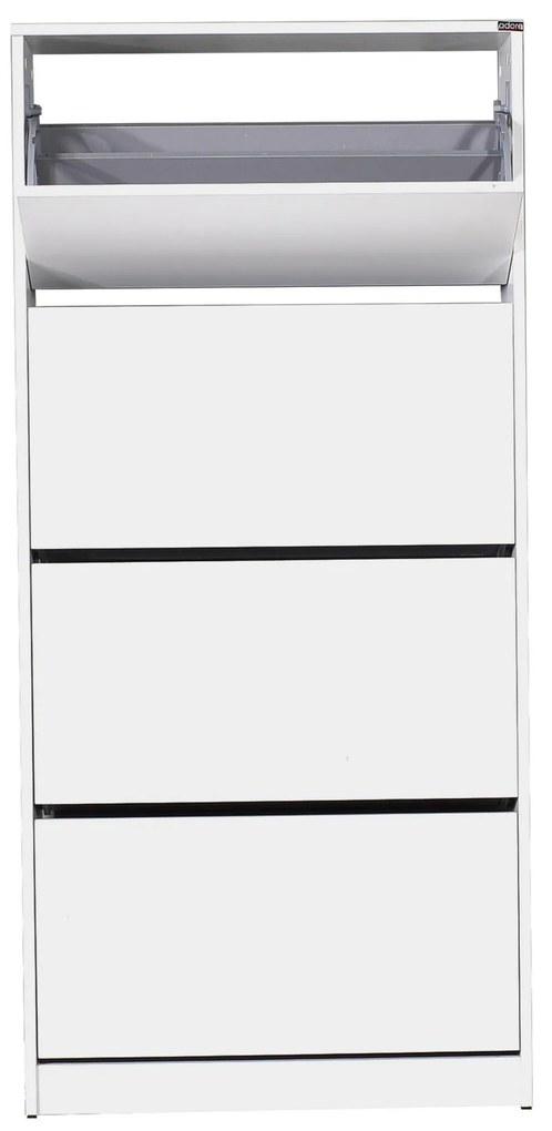 Botník (skrinka na topánky) Nimelo 4 (biela). Akcia -19%. Vlastná spoľahlivá doprava až k Vám domov. 1094670