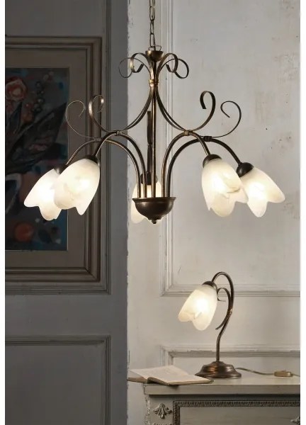 ONLI - Luster na reťazi ODINO 5xE14/6W/230V