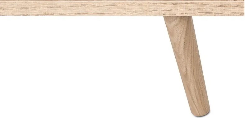 TV skrinka Cuba, dub/biela/šedá/petrolejová