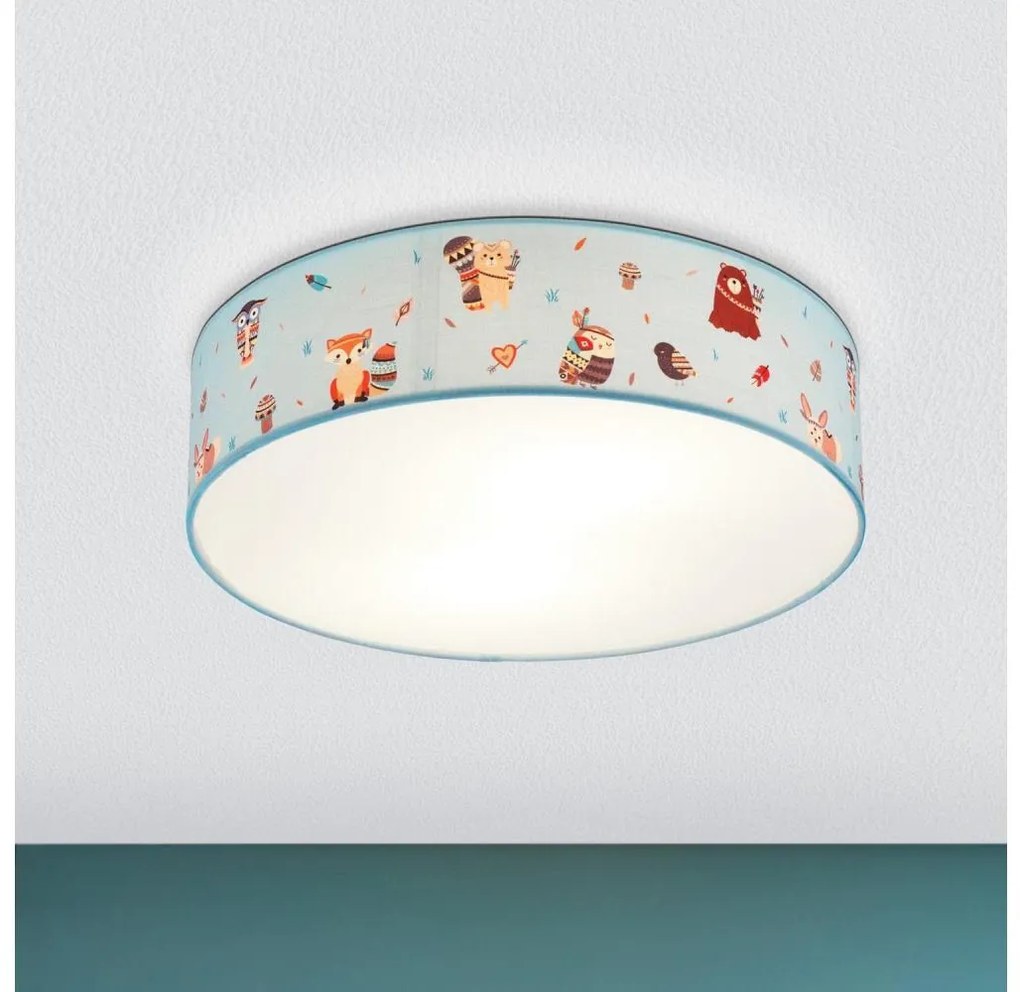 Eglo 97575 - Detské stropné svietidlo RUFFO 2xE27/40W/230V