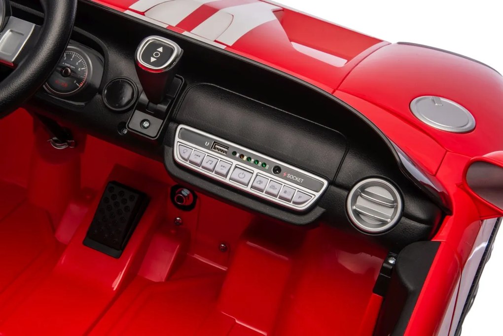 Elektrické autíčko pre deti Ford GT červené