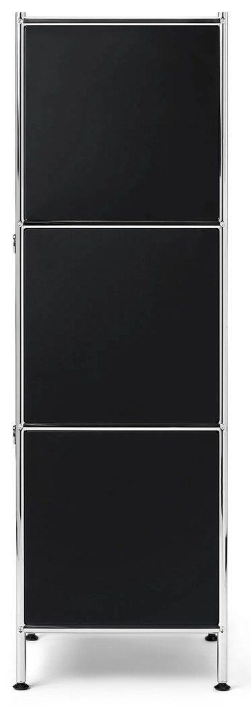 Úzka kovová komoda »CN3« s 2 výklopnými priečinkami