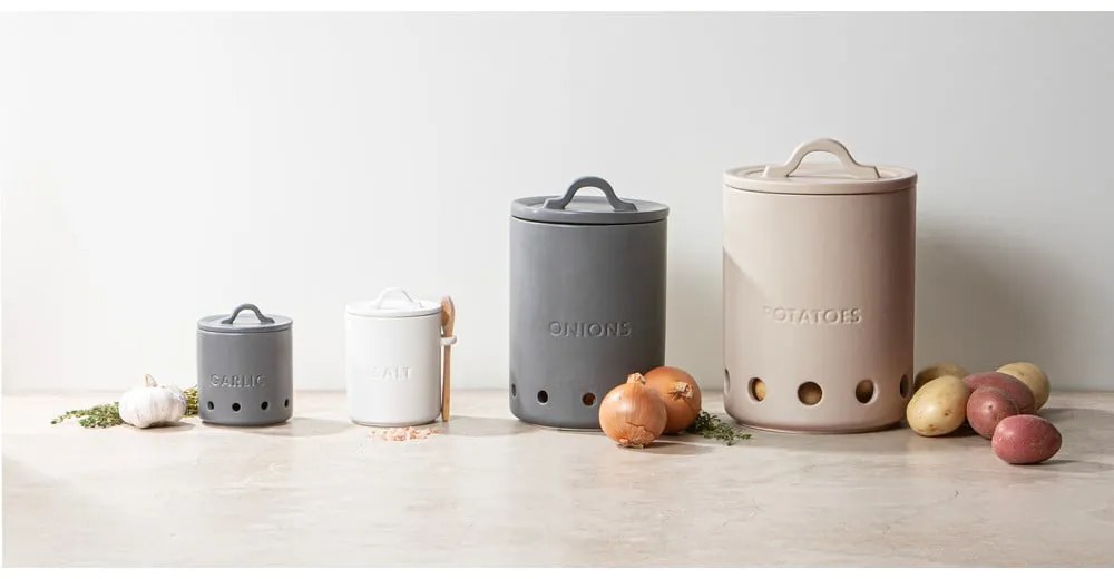 Keramická dóza na cibuľu a cesnak Essentials – Ladelle