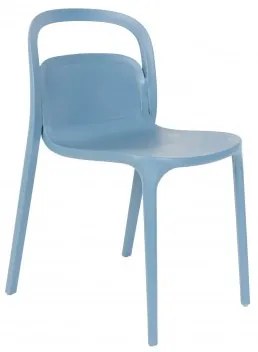 Jídelní židle REX ZUIVER,plast modrý White Label Living 1100310