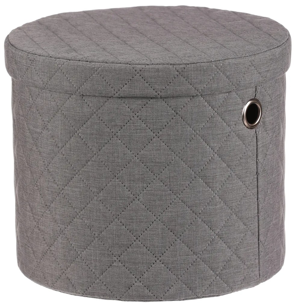Autronic - Koš prádelní - látka, kulatý, šedý, cena za sadu 5 ks - DT3007 GREY