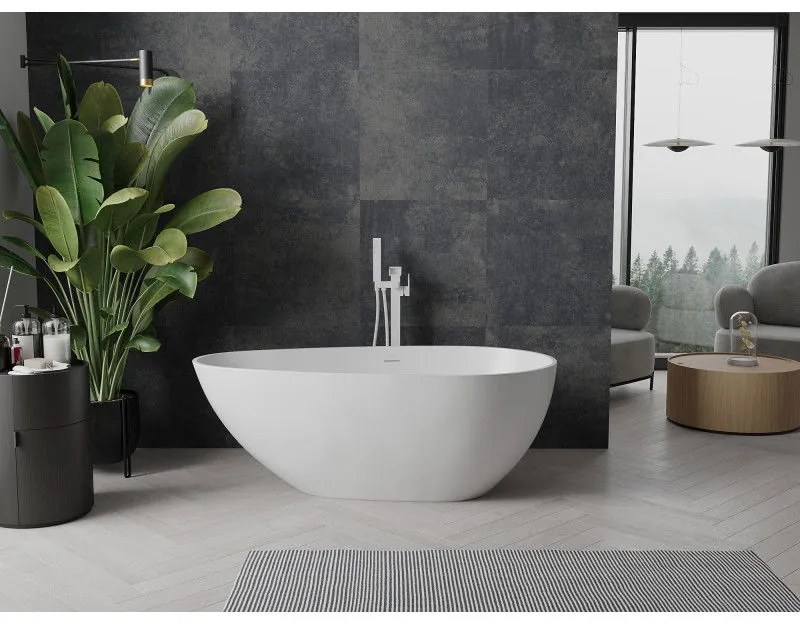 Mexen Palermo, voľnestojaca vaňa z konglomerátu 150 x 78 cm, biela matná, 57211507800