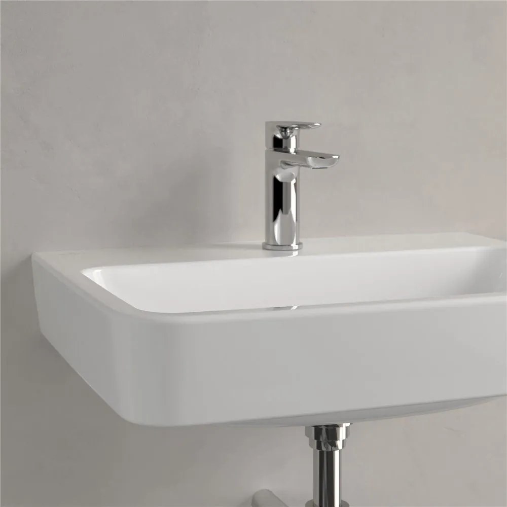 VILLEROY & BOCH O.novo závesné umývadlo s otvorom (zadná a spodná strana brúsená), bez prepadu, 600 x 460 mm, biela alpská, 4A416L01