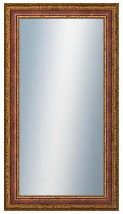 DANTIK - Zrkadlo v rámu, rozmer s rámom 50x90 cm z lišty HRAD červená (3006)