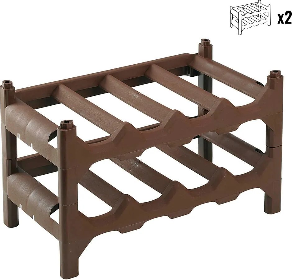 Stojan na víno 24x41x24cm - 2 kusy