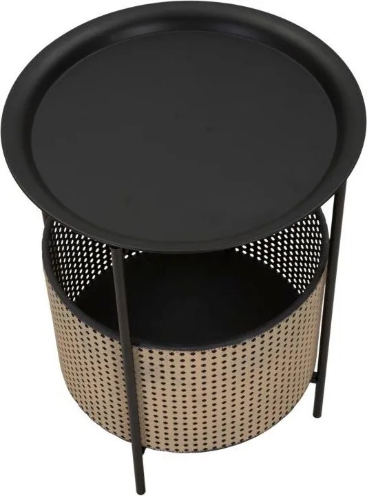 Kovový okrúhly odkladací stolík ø 40 cm Osaka – Mauro Ferretti