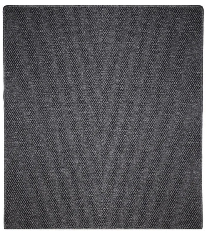 Timzo, Kusový koberec Nature antracit štvorec, 200x200, šedá, chodba / predsieň