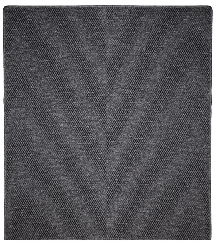 Vopi koberce Kusový koberec Nature antracit štvorec - 150x150 cm