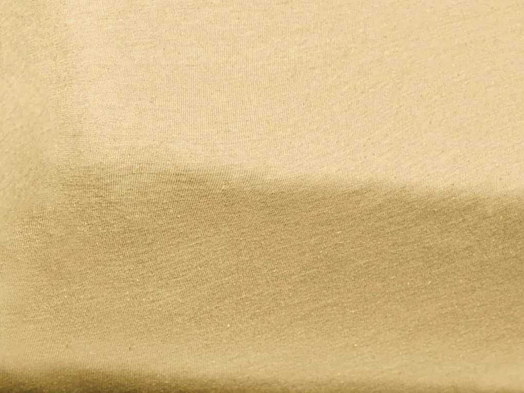 Jersey plachta do detskej postieľky žltá 60x120 cm