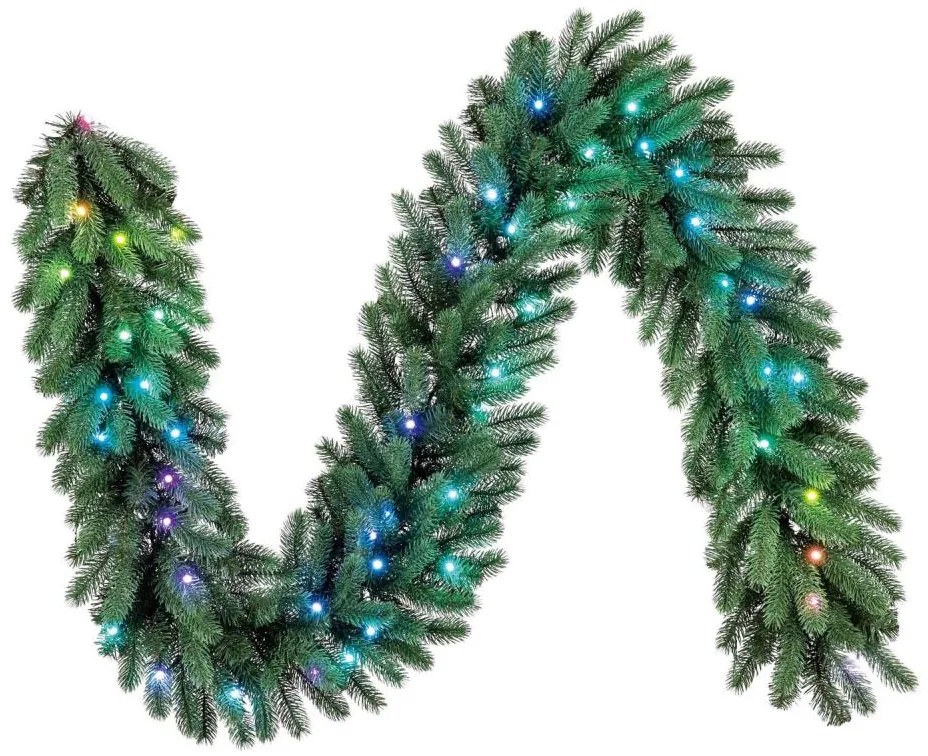 Twinkly GT90P4425P00 -LED RGBW Stmievateľná vianočná girlanda 50xLED Wi-Fi