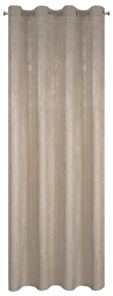 EUROFIRANY ZATEMŇOVACÍ ZÁVES NA KRÚŽKOCH DARA 140X250 CM VZOROVANÁ