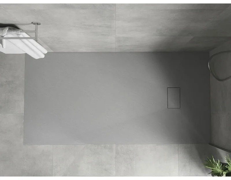 Mexen Hugo, SMC obdĺžniková sprchová vanička 170 x 80 cm, šedá, 42618017