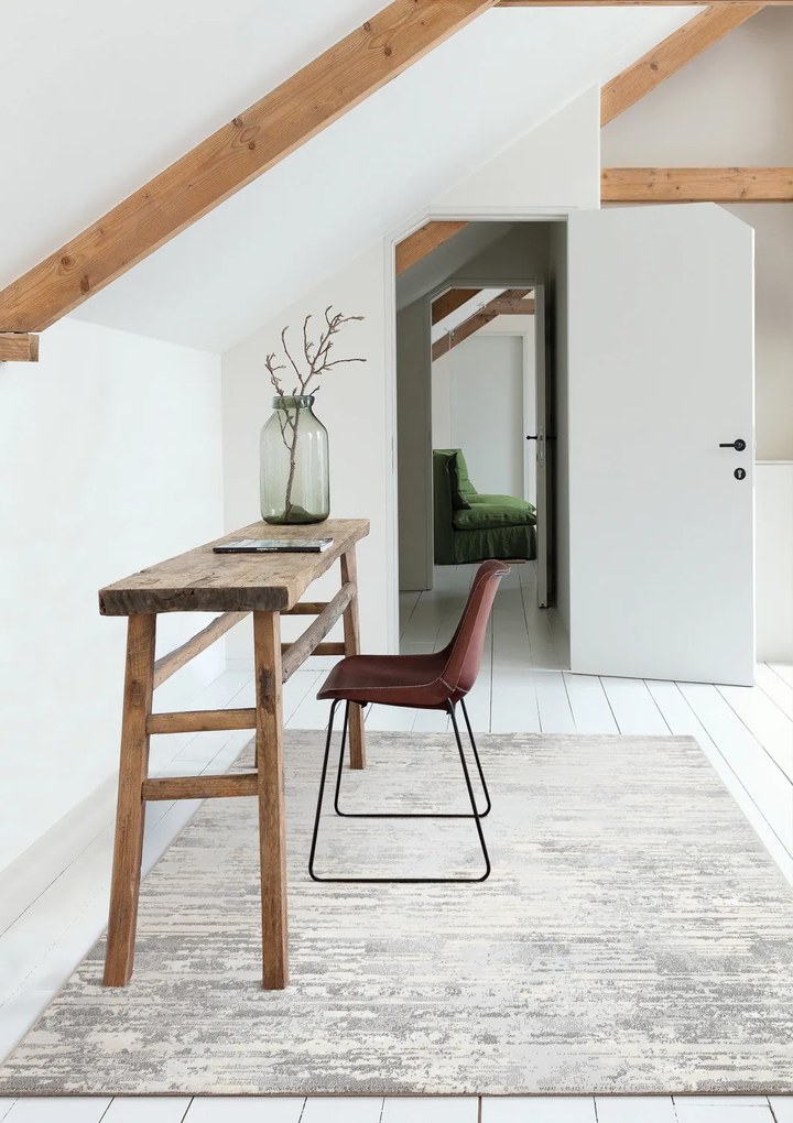 Kusový koberec Piazzo 12187 912, 135x200, šedá, chodba / predsieň, Osta