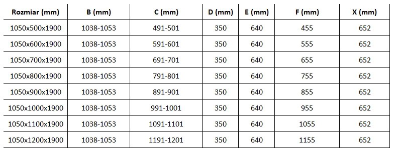 Mexen Roma, sprchovací kút 105 (dvere) x 70 (stena) cm, 6mm číre sklo, chrómový profil, 854-105-070-01-00