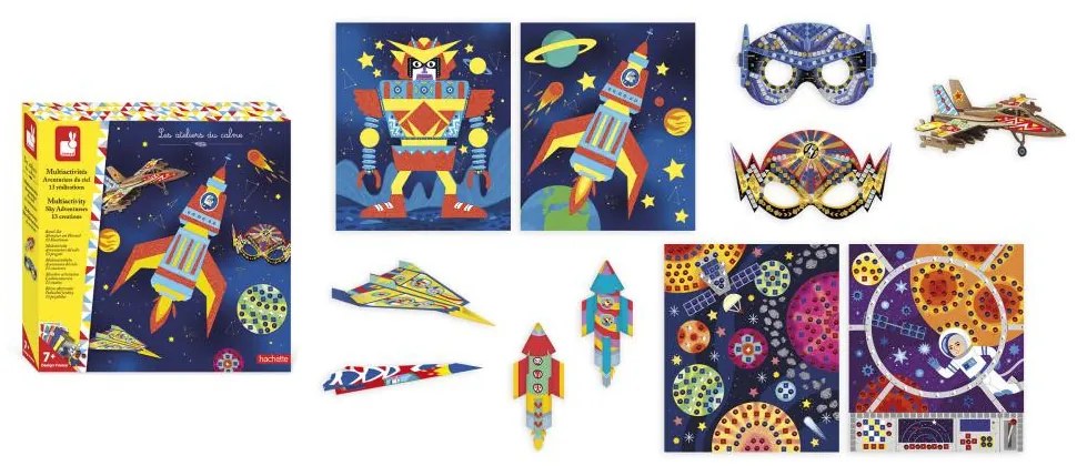 Detský ateliér XXL - Vesmírne dobrodružstvo - 13 projektov