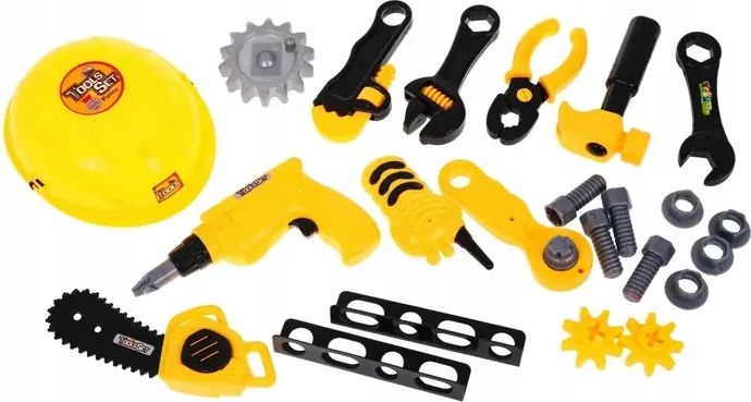 MULTISTORE Detská dielňa - pracovný stôl, nástrojová sada 23 dielov, hračka pre deti 3+