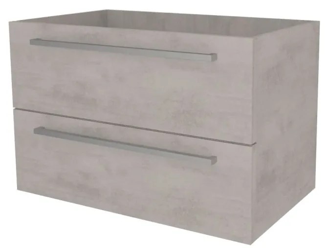 Mereo, Mereo Bino, kúpeľňová skrinka 61 cm, Multidecor, Chromix strieborný, MER-CN690SACST