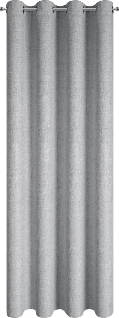 ZÁVES NA KRÚŽKOCH LINDA 140X250 CM SIVÁ
