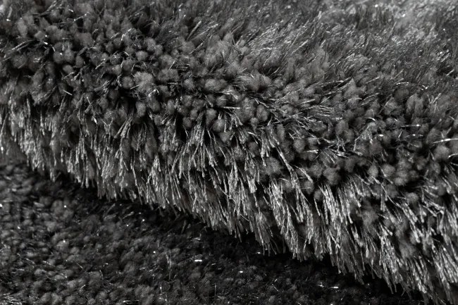 Kúpeľňový koberček SYNERGY glamour / lurex, sivý