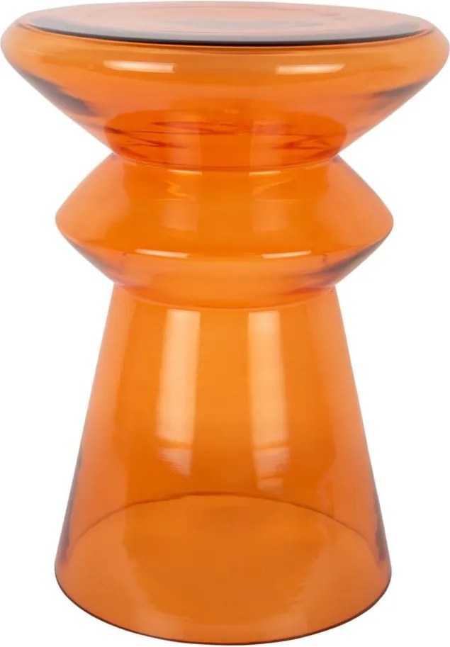 Sklenený okrúhly odkladací stolík ø 32 cm Amarre – Leitmotiv