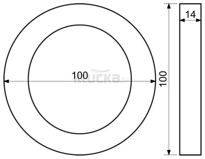 RN.100LV.0.AL.AM.3D číslo "0" antracit