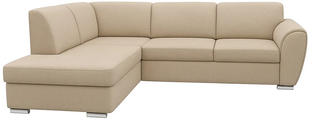 Rohová rozkladacia sedačka DORIS L - bežová