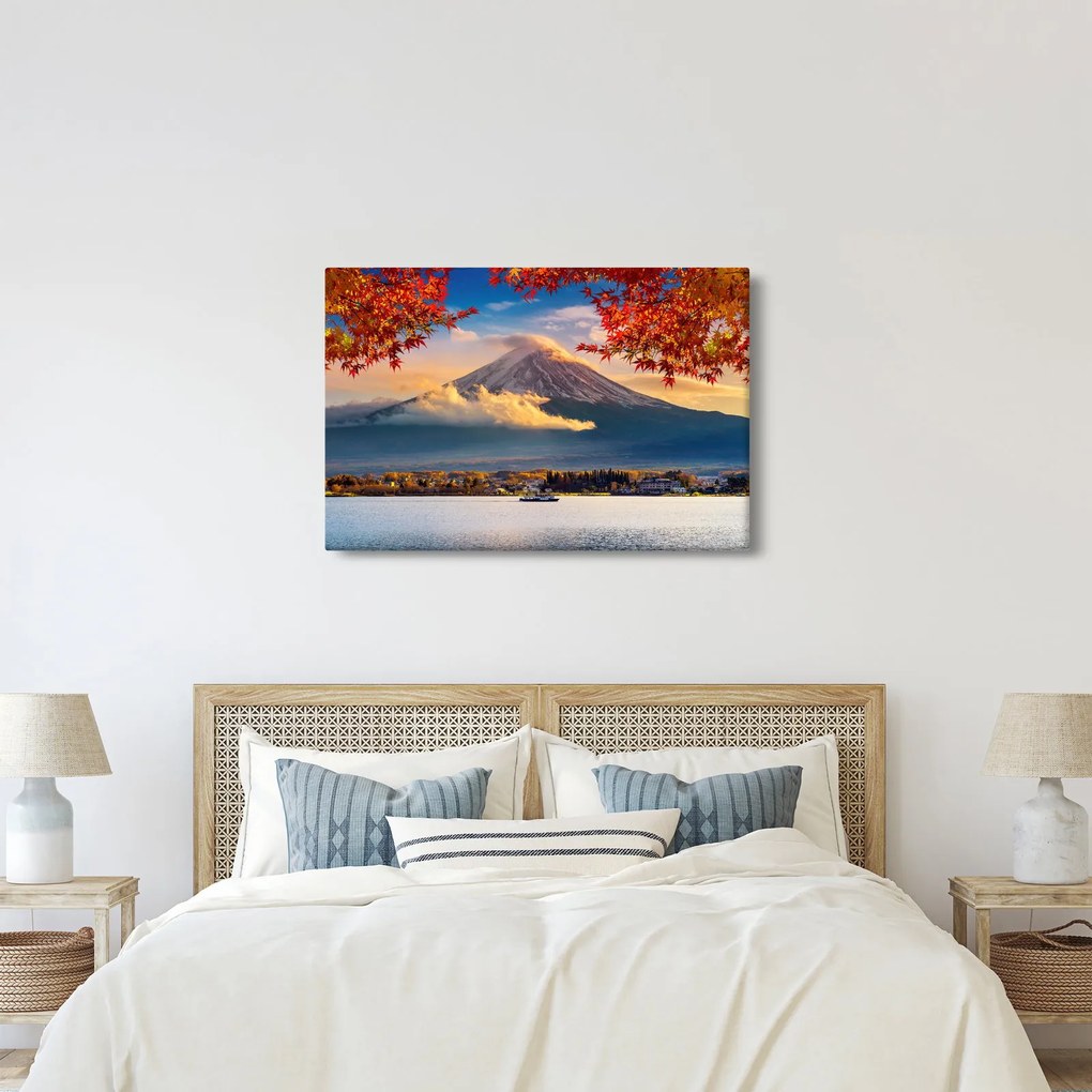 Obraz - Japonsko, Hora Fudži (90x60 cm)