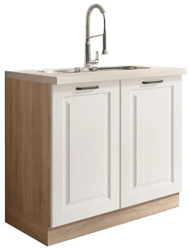 Kuchynská skrinka Smart 13D Sonoma/biely Mat