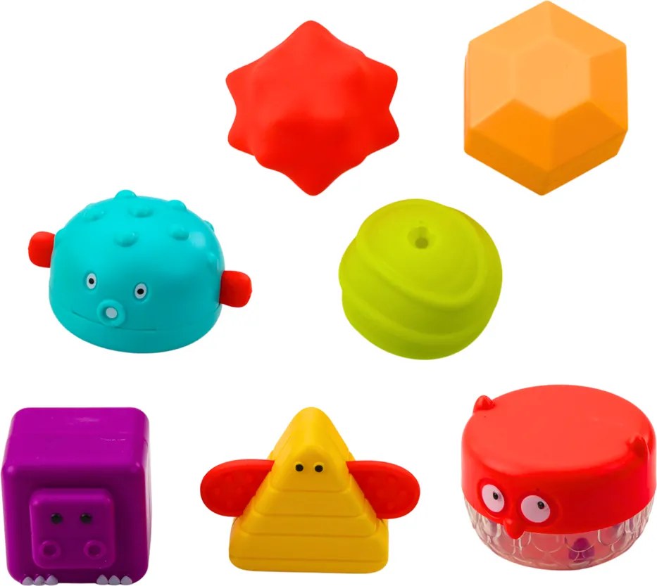 LEAN Toys Valčeková senzorická kocka Interaktívny bubon Fox Svetlá Zvuky Farebné