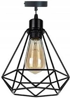 Toolight - Stropná lampa Reno 1xE27 180986D, čierna, OSW-00015