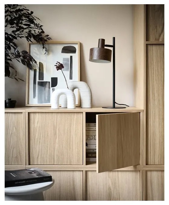 Modulárny TV stolík v dekore duba v prírodnej farbe 77x44 cm Modulair – vtwonen