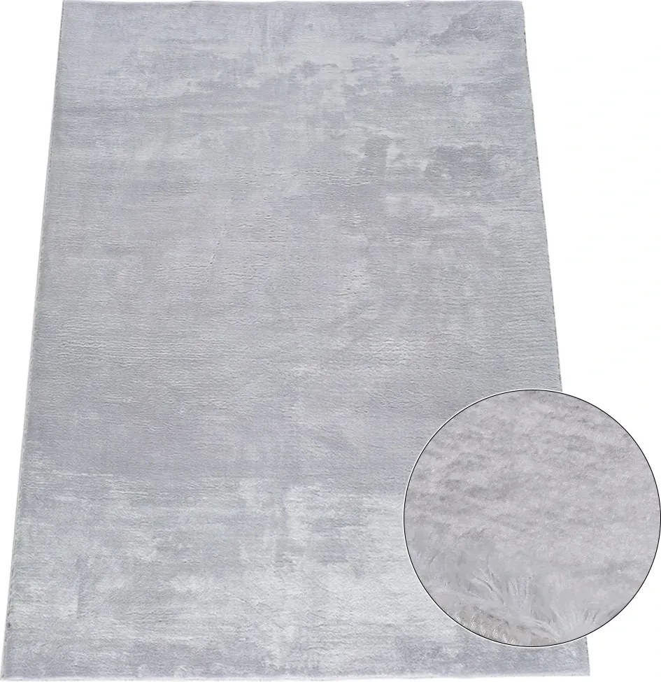 BE Koberec Rabbit 62  GREY – sivý obdĺžnikový Rozmer: 200x290 cm