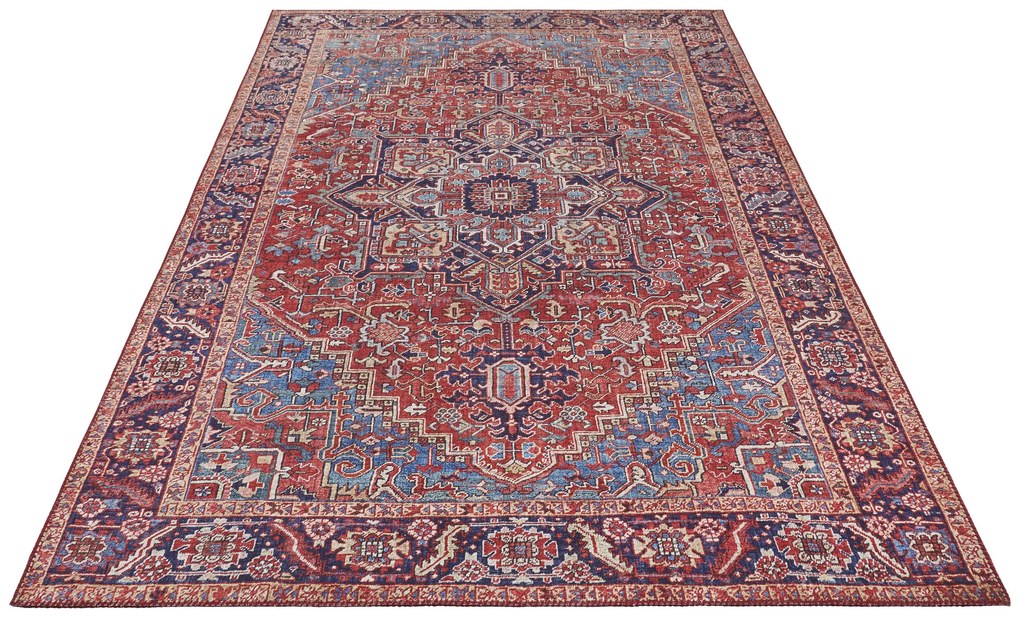 Hanse Home, Kusový koberec Asmar 104012 Orient / Red, 80x200, červená, obývacia izba