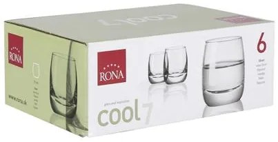 Rona Poháre na panáky COOL 70 ml, 6 ks